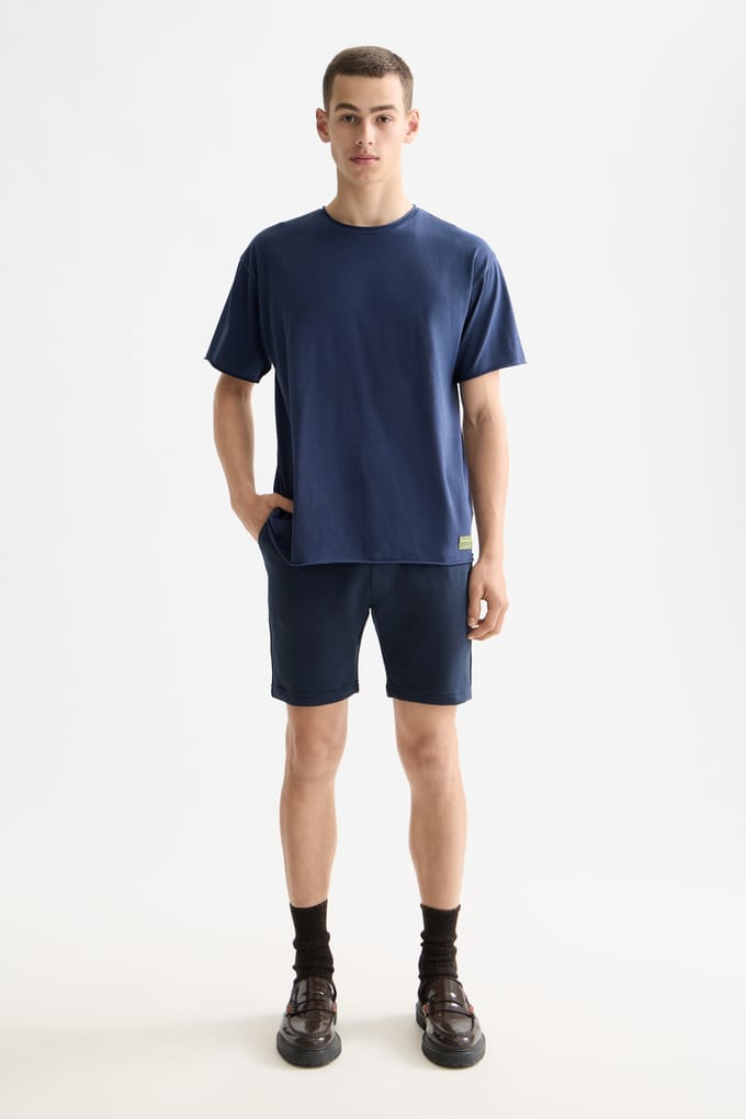Scotch & Soda Raw Edge T-shirt Peacoat Taglia: S | Magliette basic Outlet | Uomo