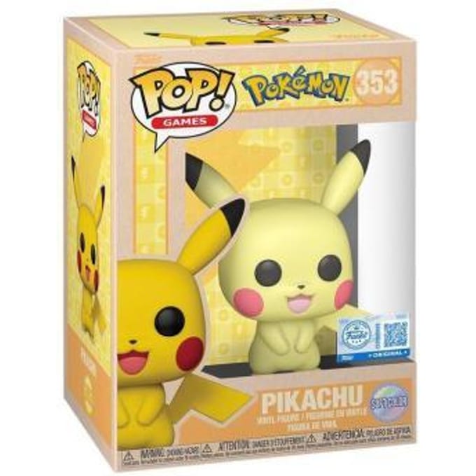 Funko Pop! Games: Pokemon - Pikachu (Soft Color) #353 Funko Exclusive