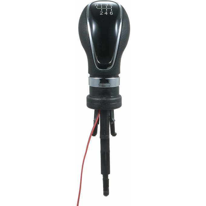 LED Auto Versnellingspookknop Handgeschakeld 6-versnellingen Kop Handgreep Pook 6 zwart