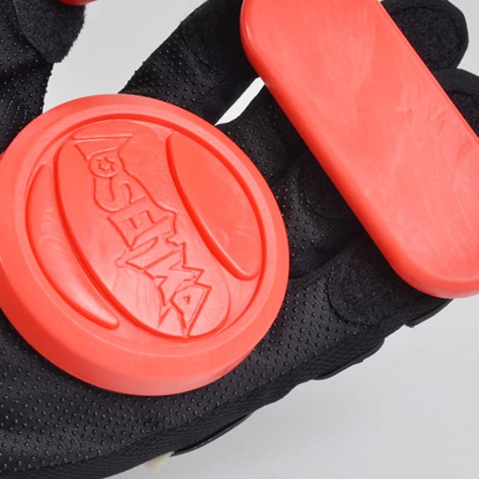1 Paar Land Skateboard Slider Slide Handschoenen Longboard Skateboard Sliding Handschoenen red