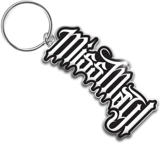 Miss May I - Logo Sleutelhanger - Wit/Zwart