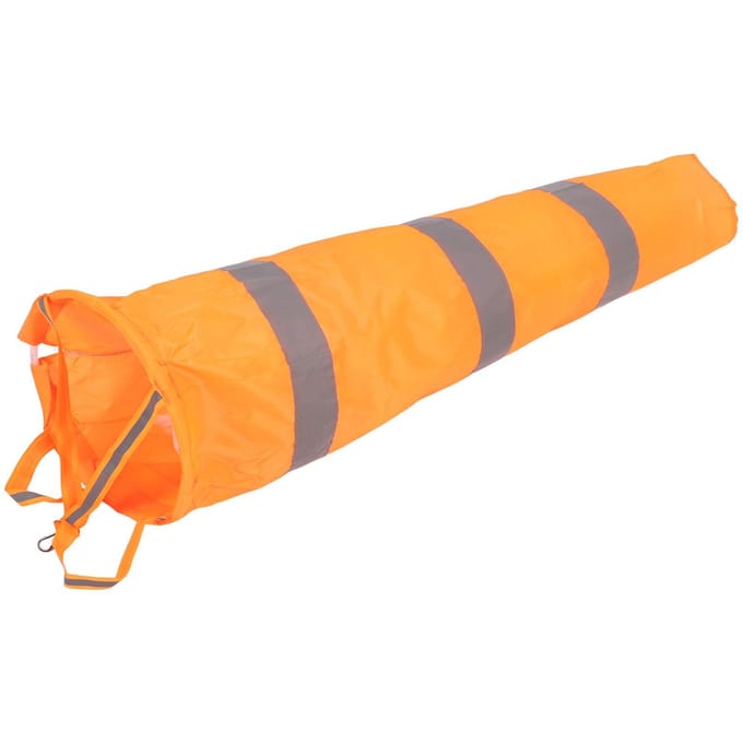 Windzak Windrichting Meting Sok Zak Oranje Polyester 80cm voor Buiten Luchthaven Reflecterend orange