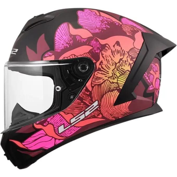 LS2 FF820 Rapid III Poppies Helm - Maat XS -