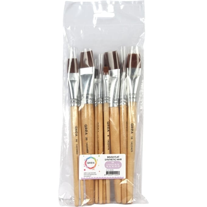 Kwast Qrea synthetisch set à 11 breedtes
