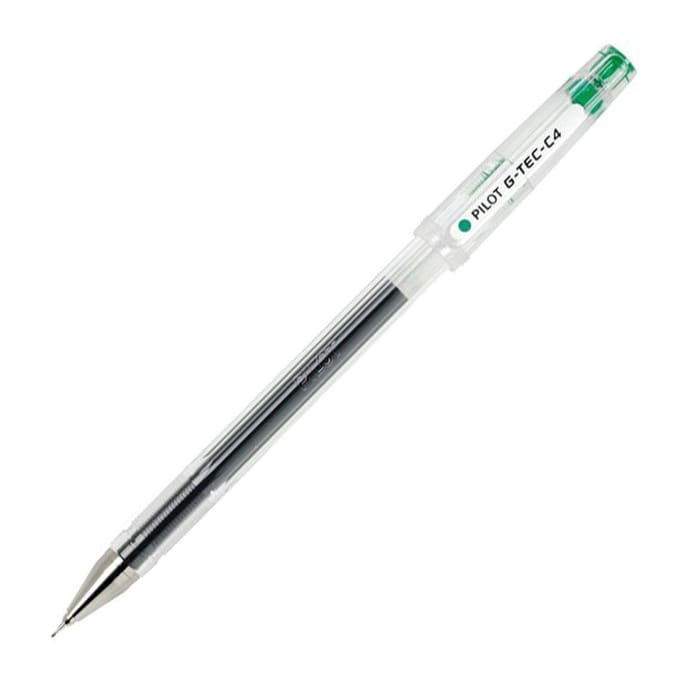 Pilot G-Tec-C4 – Gel Ink Groene Rollerball pen – Extra Fine Tip