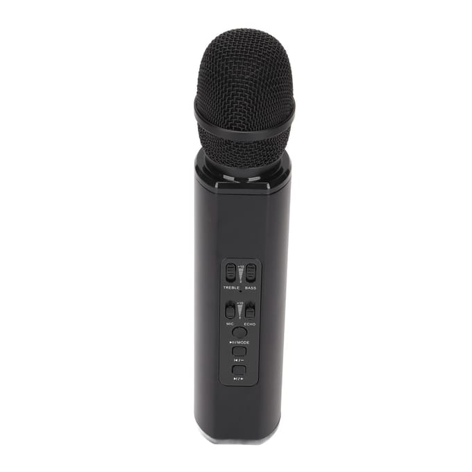 K6 Draadloze Bluetooth-microfoon Draagbare handheld microfoon luidsprekermachine voor pc goud