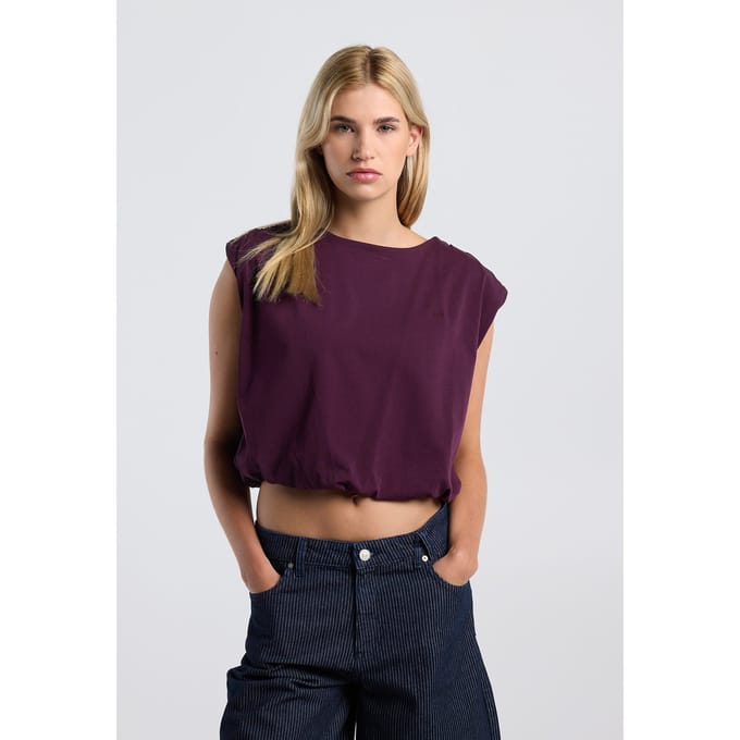 America Today Evalien Bordeaux Größe: M | Tanktops Outlet | Damen
