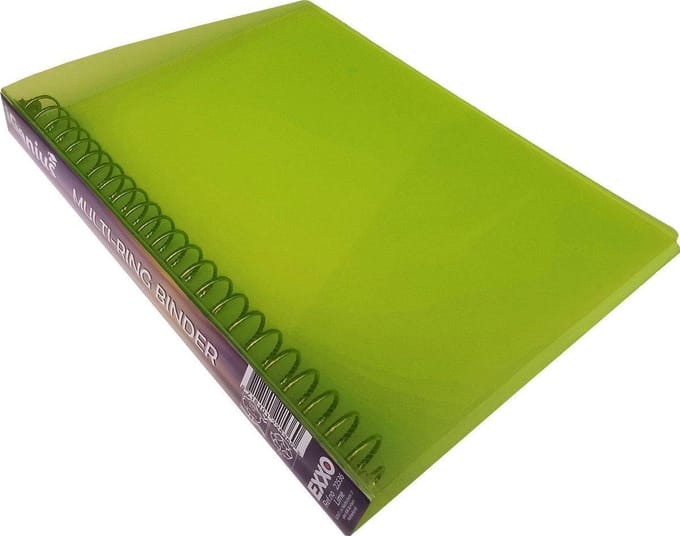 1x EXXO - iGenius #22536 - Multi-Ring Map – 23-Rings Ø25mm – Lime - Trendy Style !!
