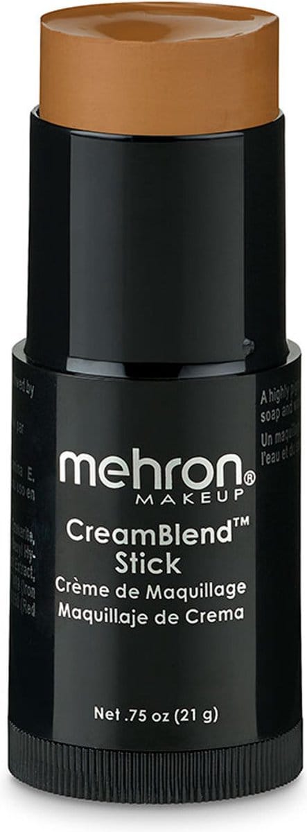 Mehron - CreamBlend Stick - Schmink - Medium/Dark 3