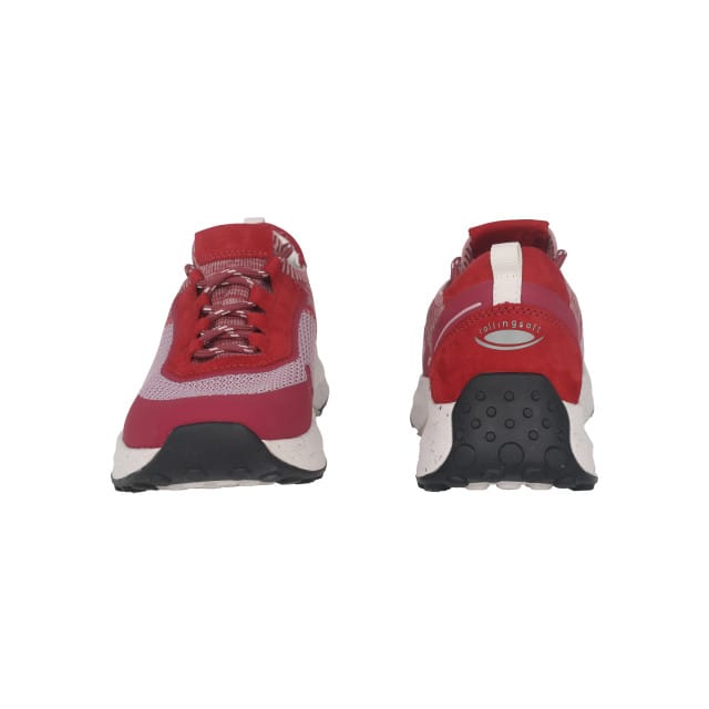 Gabor rollingsoft sensitive 26.996.48 - dames rollende wandelsneaker - Rood - maat 37.5 (EU) 4.5 (UK)
