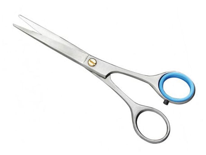 Adola kappersschaar 14 RVS - kappersschaar met soft touch vingerhole