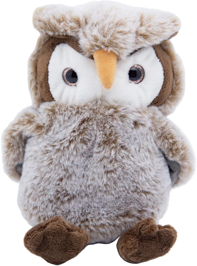 Cute since 1999 - Knuffel Uil Vogel - Zittende Uil Vogel Speelgoed- Baby Knuffel - 16cm