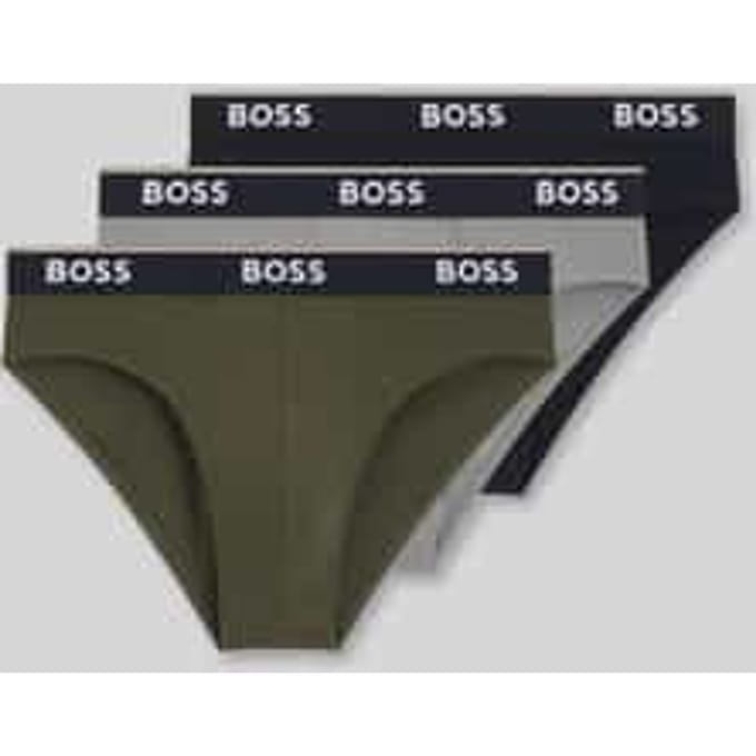 Slip van katoenmix in set van 3 model 'BRIEF 3P POWER'