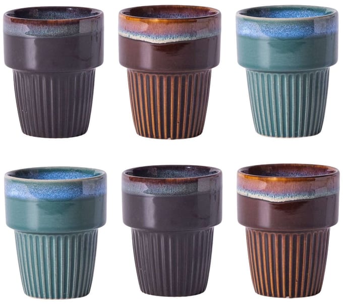 Cookinglife Koffiekopjes - Horizon - 200 ml - 6 stuks