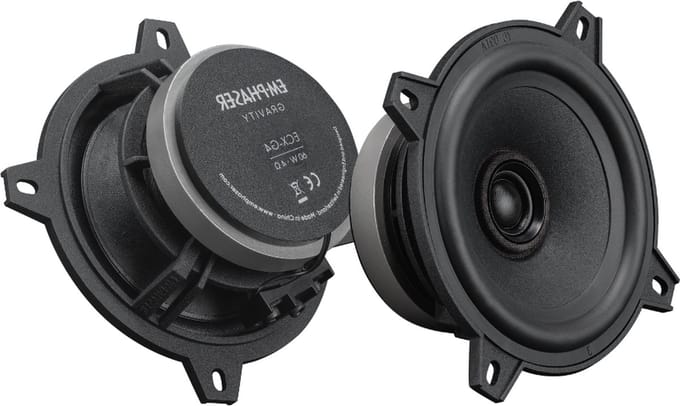 Emphaser ECX-G4 - Autospeakers - 10cm speakers - 2 weg coaxiale set - 100mm luidsprekers - 60 Watt RMS - 4 Ohm