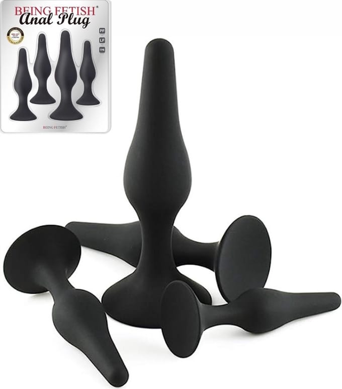 Being Fetish - Anaal Pluggen Set - 4 stuks