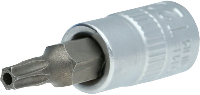 BRILLIANT TOOLS 1/4" Torx-bit dop met frontgatboring TB20 - BT020983