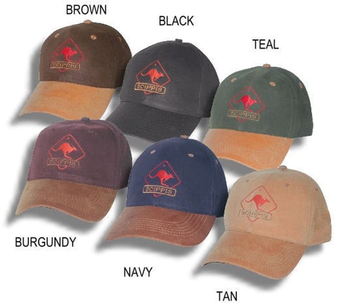 Waxpet Scippis OILSKIN CAP tan, one size