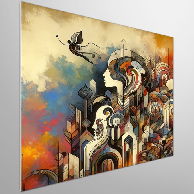 Kunstprint | Wanddecoratie | Dibond | 80 × 80 cm
