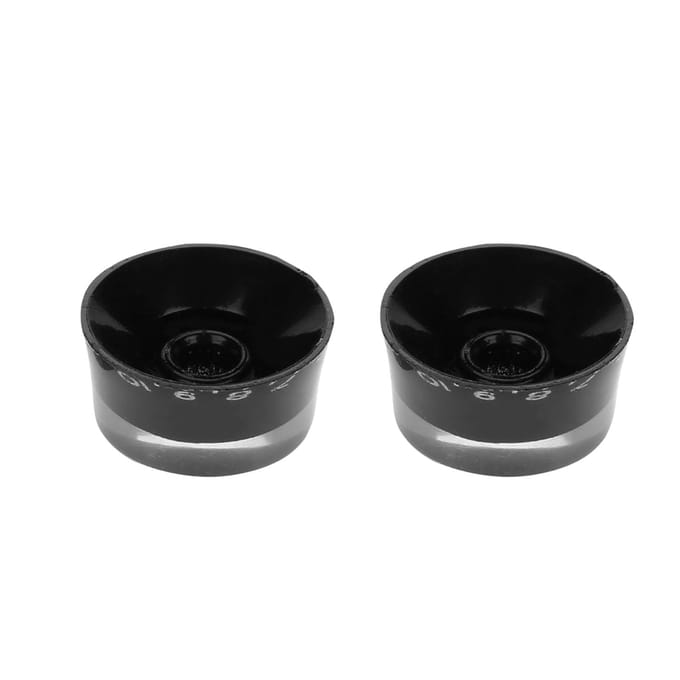 4 stuks Gitaar Toon Snelheid Volume Bedieningsknoppen Vervanging voor Les Paul (Zwart) black