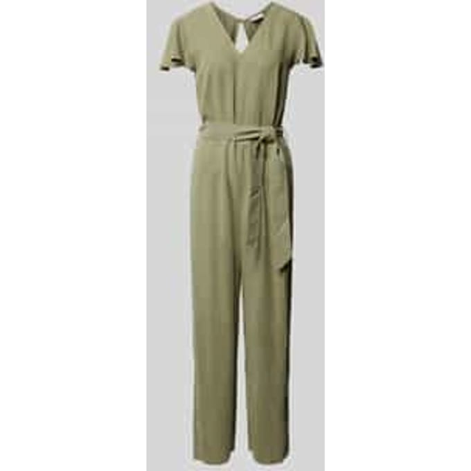 Jumpsuit met V-hals, model 'LISTI'