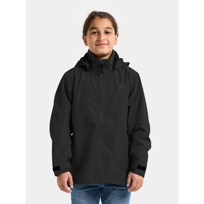 Didriksons Piko, regenjas, junior, zwart