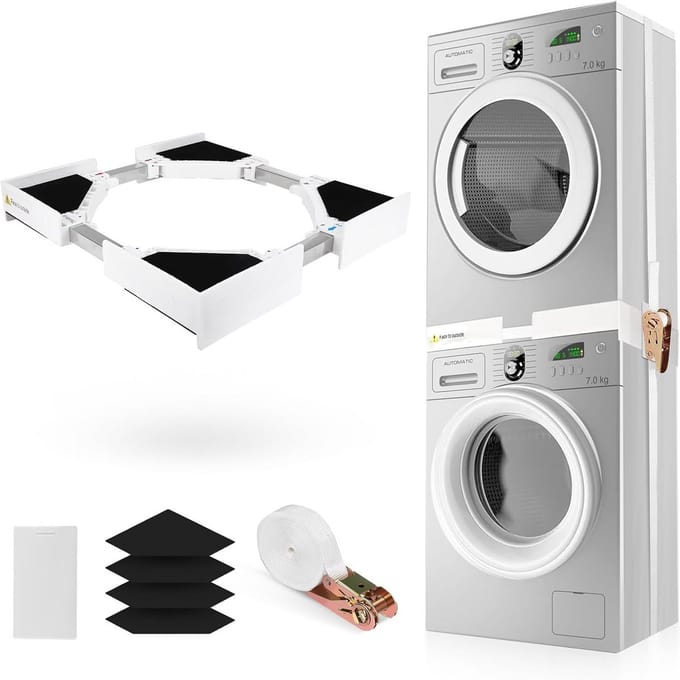 Universele Verbindingsset Droger op Wasmachine met Spanband