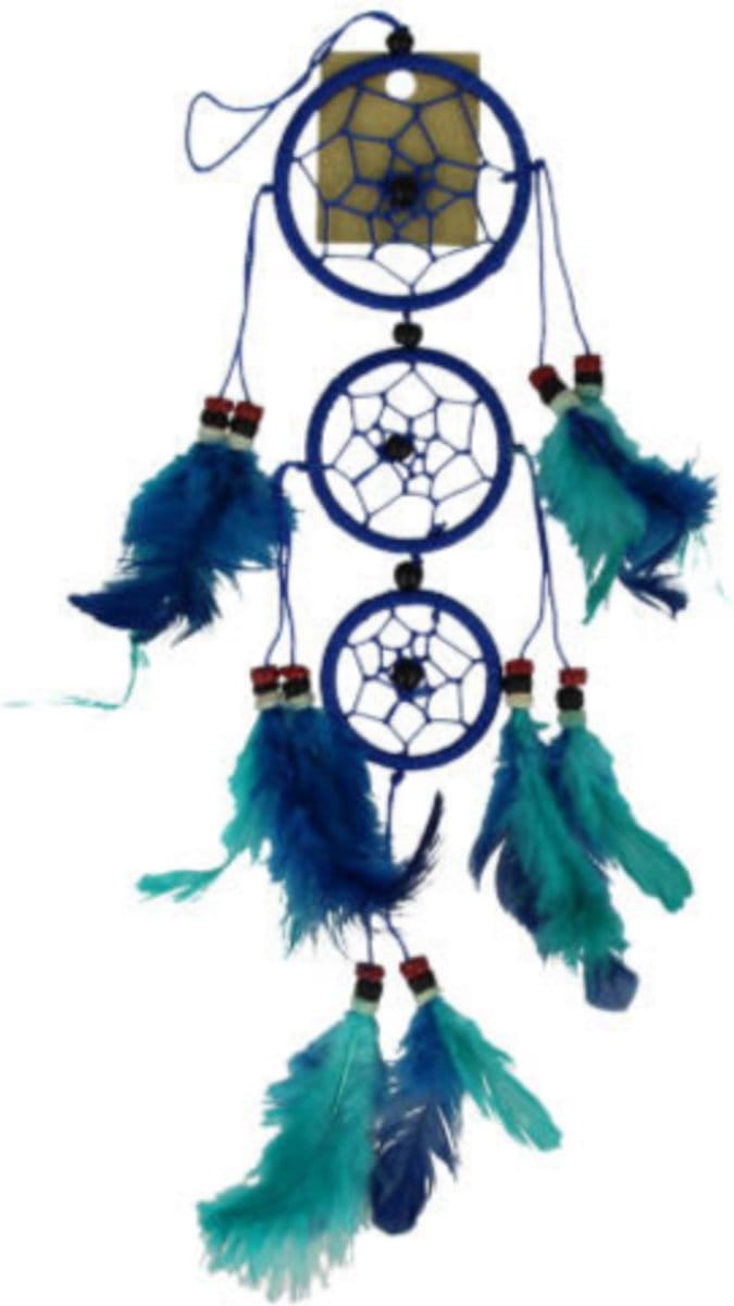 Dromenvanger Blauw & Turquoise 6cm - 3 ringen