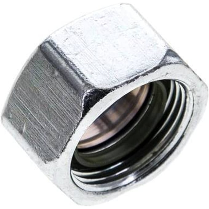 22 M30x2 End Cap Stalen FKM