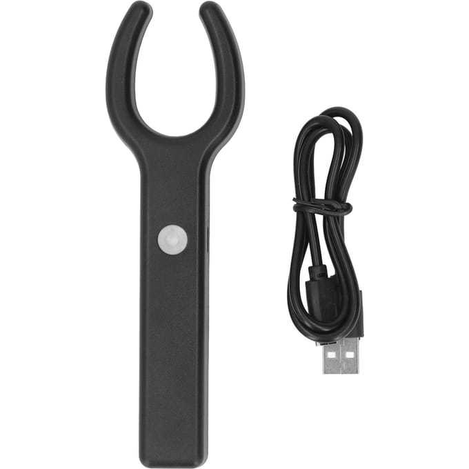 Draagbare LED Aderzoeker Lamp USB Oplaadbaar Infusie Aderzoeker Locator Geel Licht black