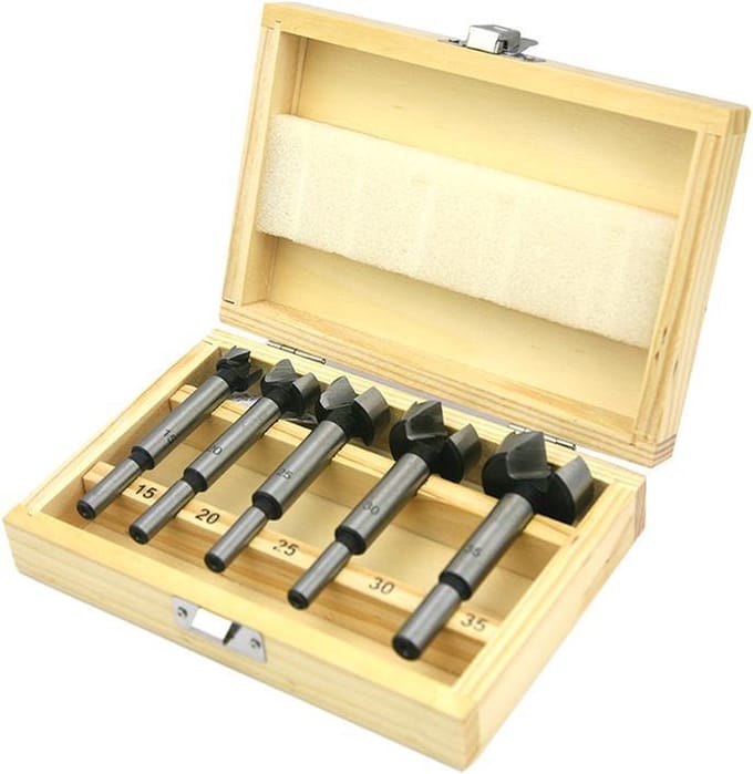 Cilinderkopboren set / Forstnerboren set 5 delig