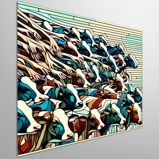 Kunstprint | Wanddecoratie | Dibond | 30 × 30 cm