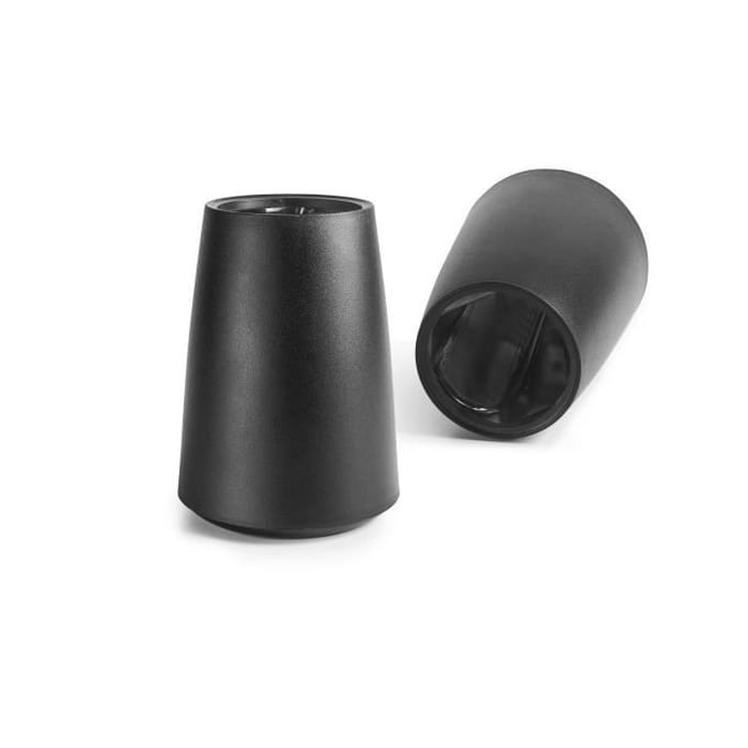 Refroidisseur de boissons - Confort - 15 x 21 cm - Plastique noir - Design pratique - Gel réfrigérant noir