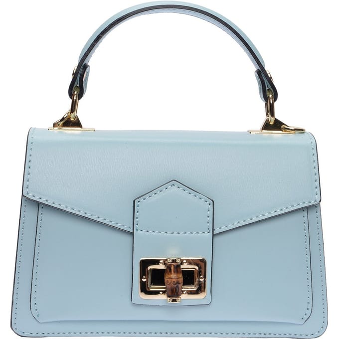 Roberta M Turquoise Rundleer Tas