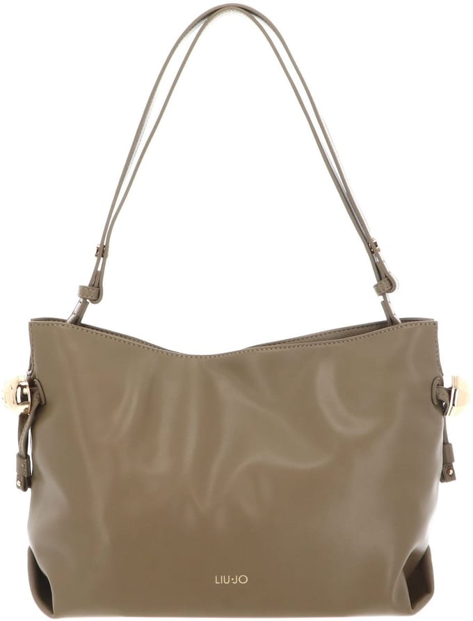 LIU JO schoudertas Riccy ECS Hobo Bag Mud Taupe