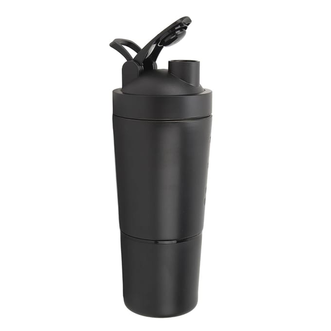 Shakerfles RVS Eiwitshaker Schalen Draagbare Shakerbeker met Draadklopper voor Eiwit