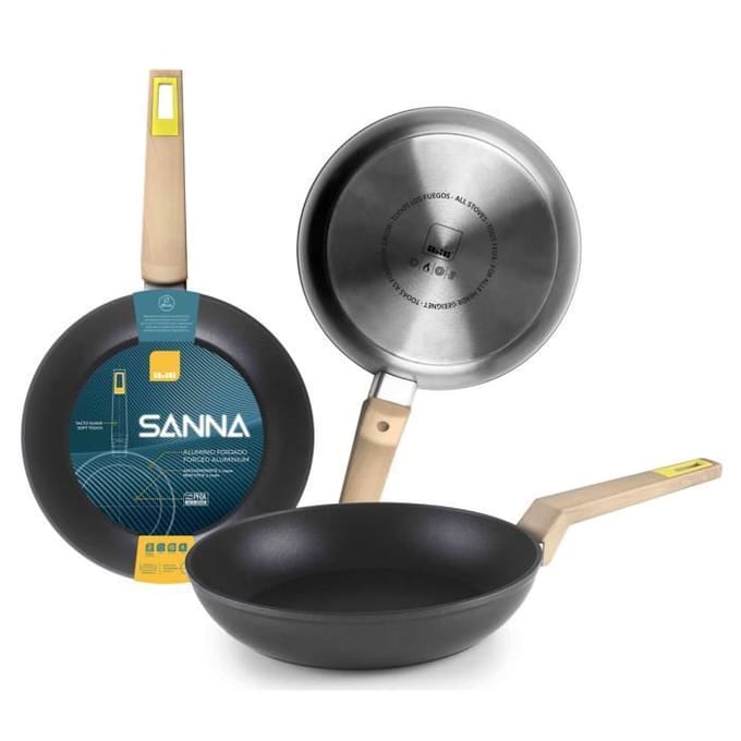 Poêle Antiadhésive - IBILI - Sanna - Aluminium Forgé - 18 cm - Compatible Induction