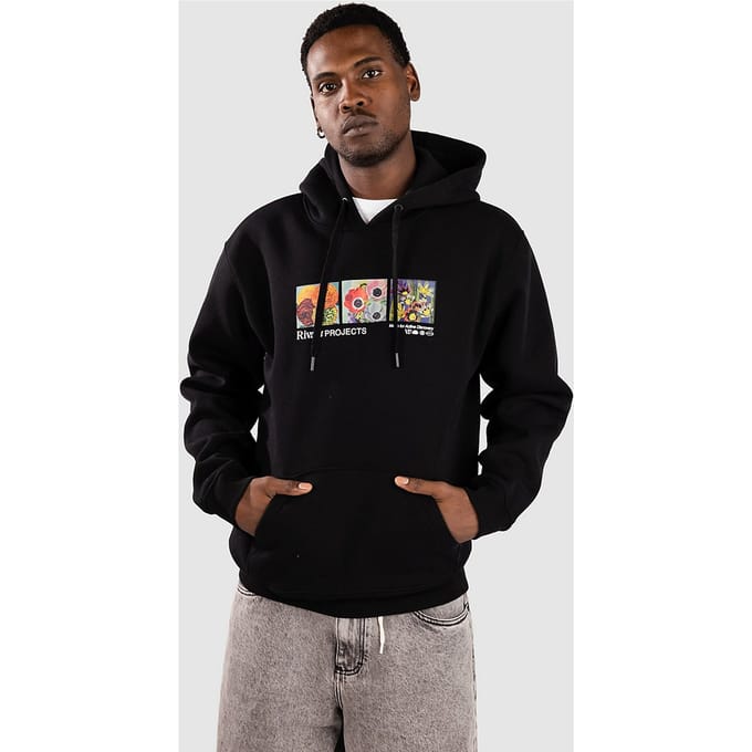 Rivvia Projects Decorative Hoodie zwart