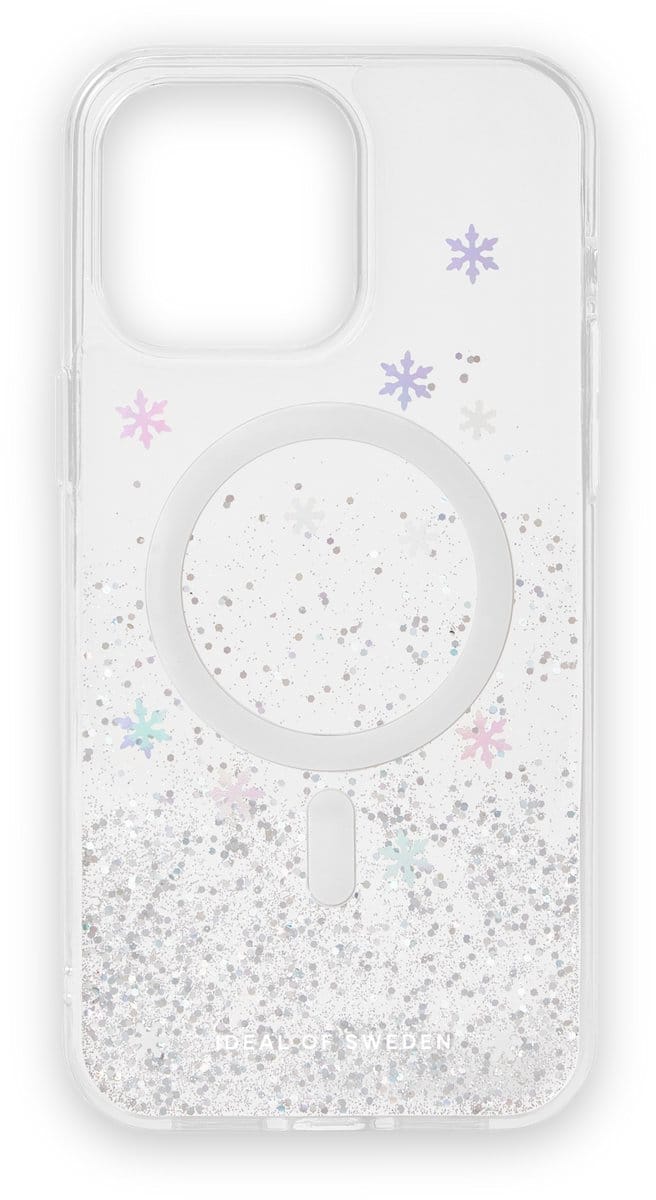 iDeal of Sweden Clear Case Premium MagSafe geschikt voor Apple iPhone 15 Pro Max Snow Flake