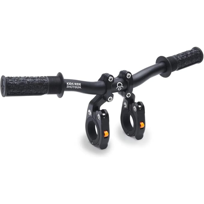 Shotgun Pro 2.0 Combo Voorste Kinderzitje Voor De Fiets Zwart Jongen