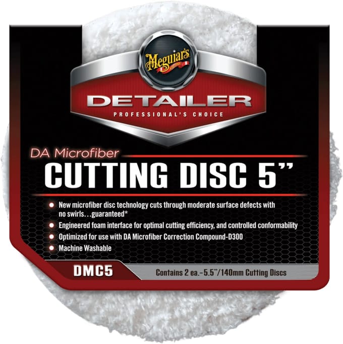 Meguiar's DA Microfiber Cutting Polijstschijf 135mm - 2 stuks