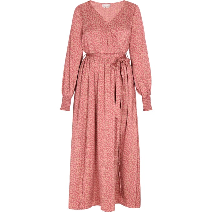 usha jurk Dames Oud roze beige