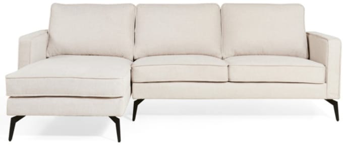 Hoekbank Jackson Linnen Beige - Giga Meubel