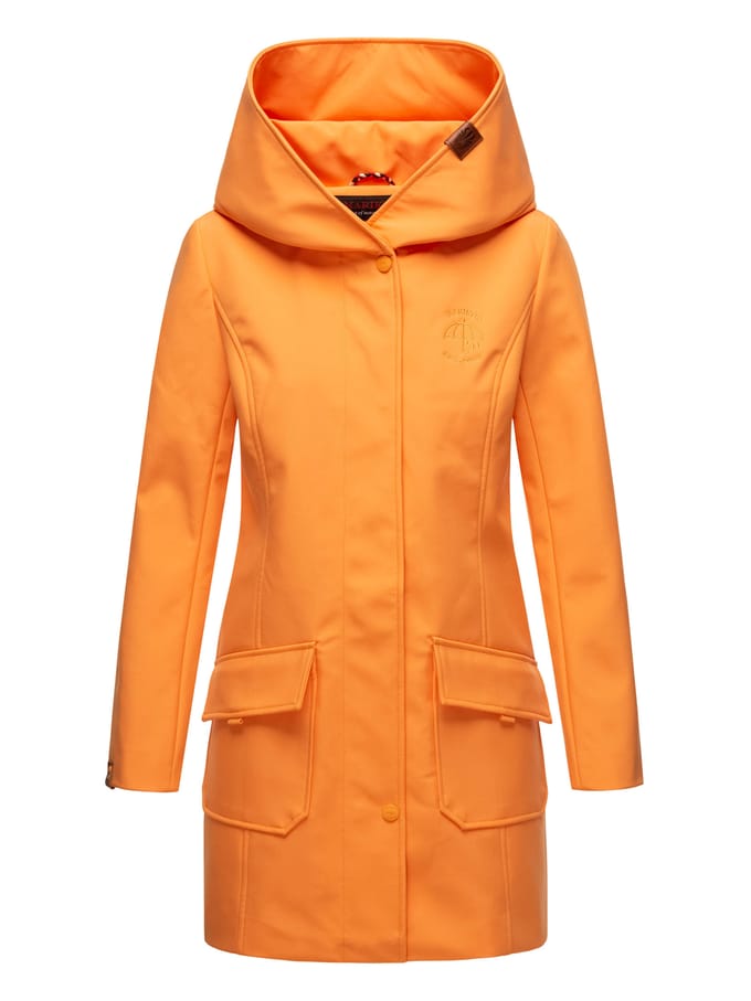 Marikoo dames softshelljas – Mayleen, waterafstotend met capuchon