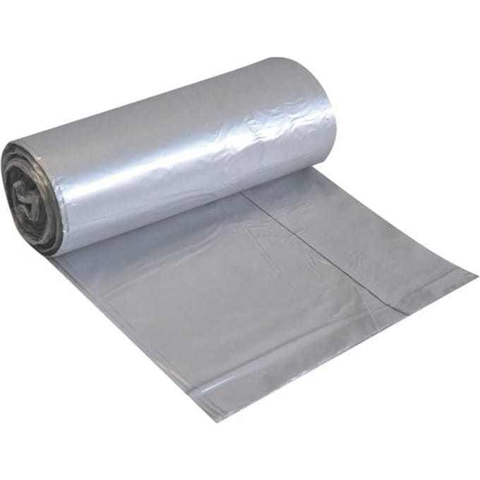 HYGOSTAR afvalzakken, grijs, 30 liter, 500 x 600 mm