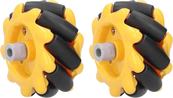 Robot Wielen - Omnidirectioneel Wiel - Robotbouw Project - 48 mm Diameter - 10x10x10 mm