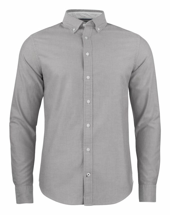Cutter & Buck Belfair Oxford Shirt Heren 352400 - Grijs - M