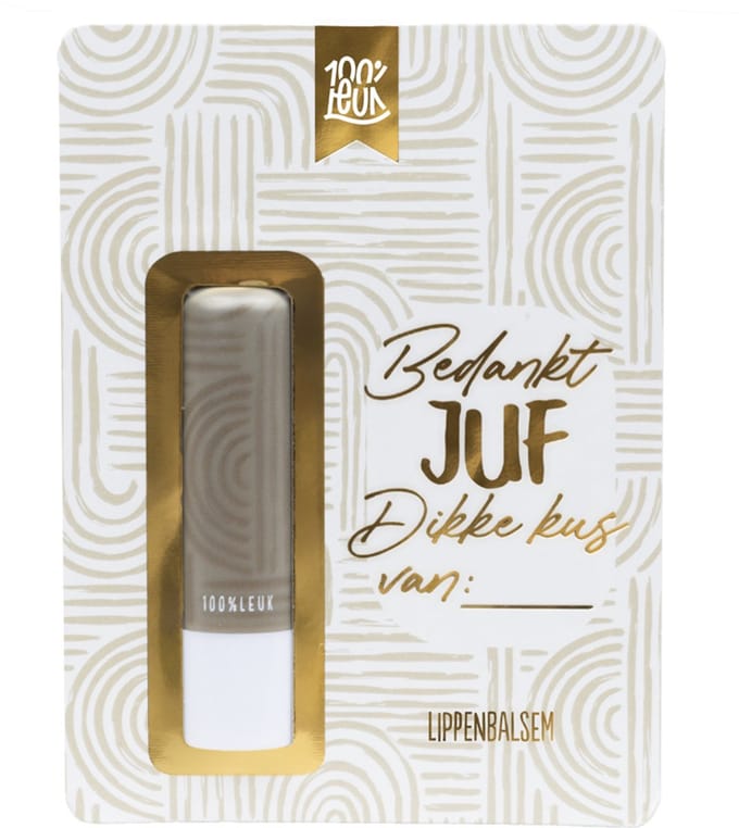 100%LEUK - Lippenbalsem - Juf