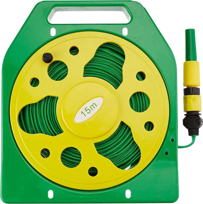 50 voet (circa 15 meter) Plat Waterafvoerslang met Draagriem