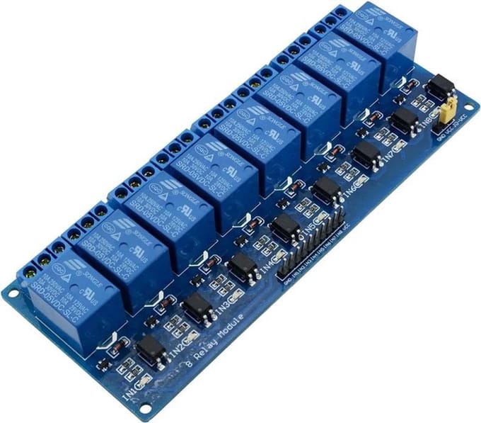 OTRONICÂ® Relais Module 5v | 8-kanaals voor Arduino | ESP8266 | NodeMCU | ESP32